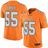 Nike Men & Women & Youth Dolphins 55 Jerome Baker Orange NFL Vapor Untouchable Limited Jersey,baseball caps,new era cap wholesale,wholesale hats